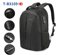 Load image into Gallery viewer, Tigernu Waterproof 15.6inch Laptop Backpack NO Key TSA Anti Theft Men Backpacks Travel Teenage Backpack bag male bagpack mochila