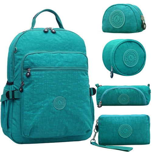 ACEPERCH Women Original Backpacks Girls Multifunction School Waterproof Bag Mochila Escolar Mujer Travel Large Capacity Rucksack