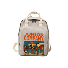 Load image into Gallery viewer, DCIMOR Women Backpack Retro Cartoon Printing Nylon waterproof shoulder bags School Backpacks For Teenage Girl A Ring Backpack